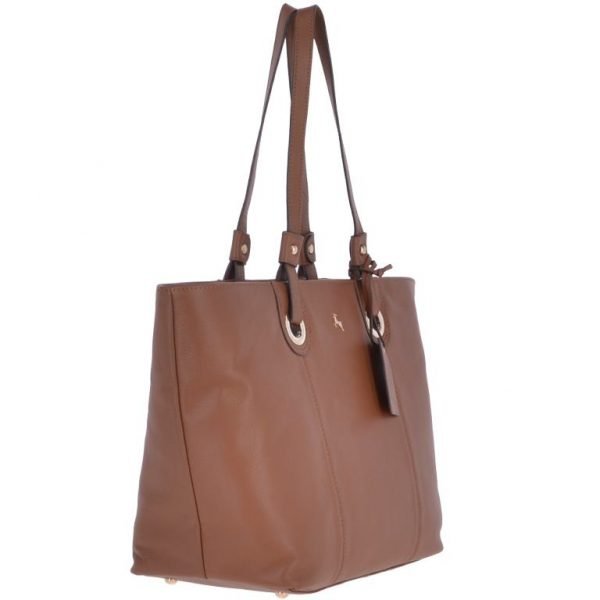 large tan shopper bag
