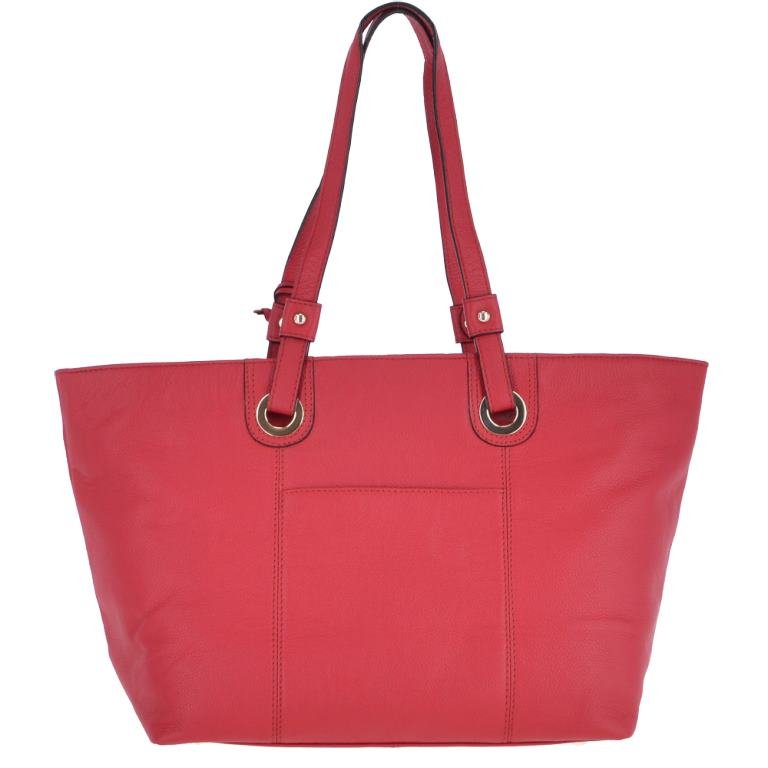 Ashwood Womens Large Leather Zip Top Shopper Bag: 60252 | Ashwood Handbags