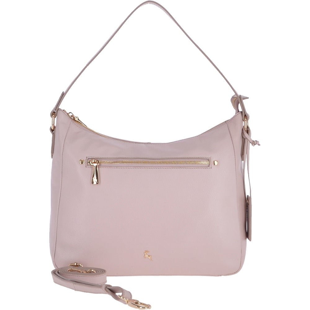 Ashwood Womens Large Leather Shoulder Bag Blush- 62642