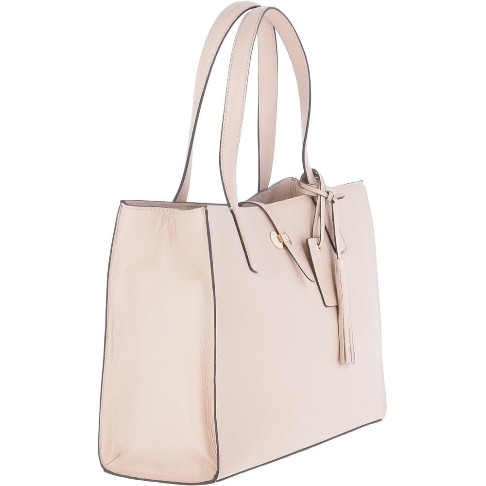 Ashwood Womens Medium Leather Handbag Panna Cotta- 61648 | Ashwood Handbags