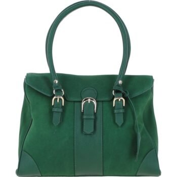 Ashwood Two Section Flap Over Suede Tote Bag: S-14