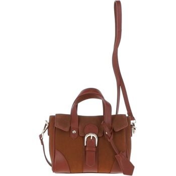 Women's Suede Mini Leather Shoulder Bag: S-13