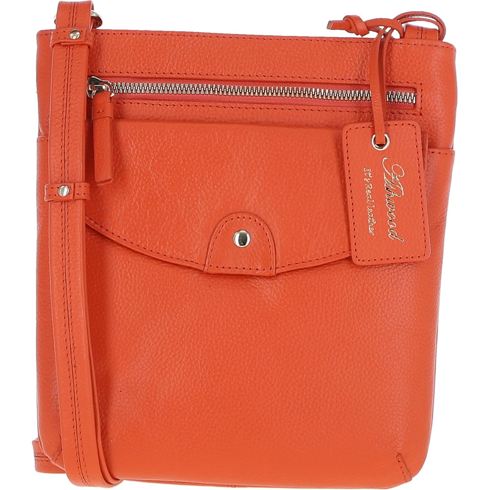 Ashwood, Bags, Ashwood Leather Handbags Uk Brown Leather Crossbody Bag  Foldover Top