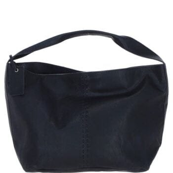 'Gusto Morbido' Leather Hobo Bag Deep Blue: 62146