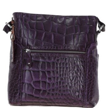 'Perla' Croc-embossed Crossbody Bag: 12088