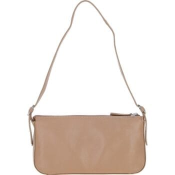 'Tesoro Pelle' Plain Shoulder Bag: LB-6278