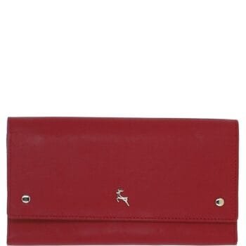 'Elena' Saffiano Ladies Leather Large Wallet: Travel Wallet