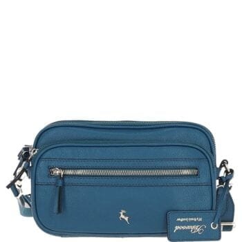 'Sogno di Cuoio' Compact Twin Zip Crossbody Bag: X-35