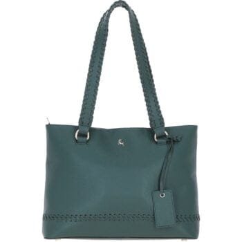 'Pelle Invecchiata' Large Leather Shoulder Bag: 62623