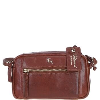 Leather Crossbody Bag with Adjustable Strap: Audrey