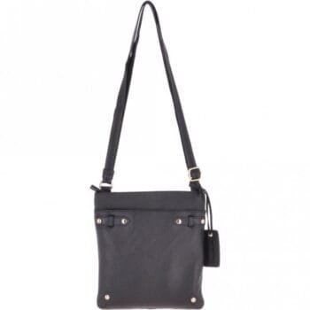 Zip Top Leather Cross Body Bag : DOLLY