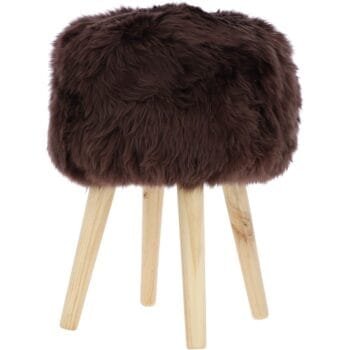 Fenland Sheepskin Stool:  NZ Stool