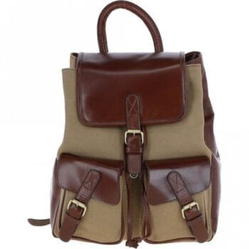 'Chelsea' Real Leather Backpack: RUCKSACK